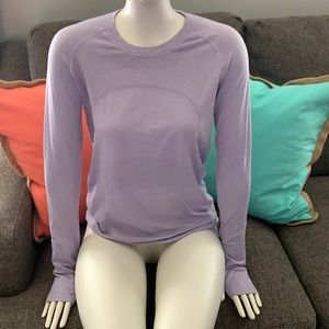 Lululemon Run Swiftly, Lilac Size 8